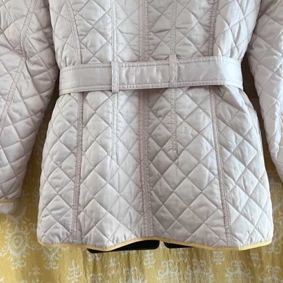 Y2K Esprit Quilted Jacket M Color Block Puffer Packable Ski Resort Cruise - Picture 8 of 12